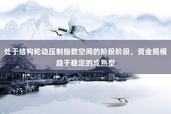 处于结构轮动压制指数空间的阶段阶段，资金规模趋于稳定的成熟型