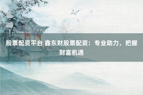 股票配资平台 鑫东财股票配资:专业助力,把握财富机遇